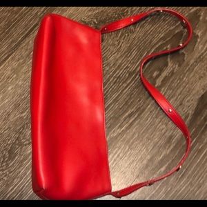 Red Furla Shoulder Bag